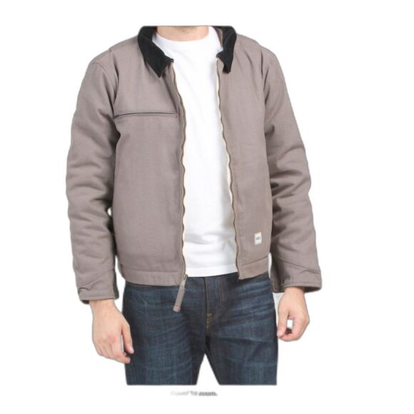 Eddie Bauer NWT Sz MGravel Men's Multi Pocket Berber Lined Workwear Jacket